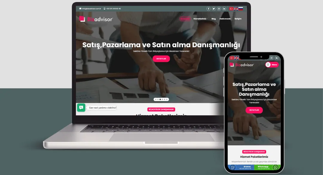Bizadvisor Danışmanlık Websitesi
