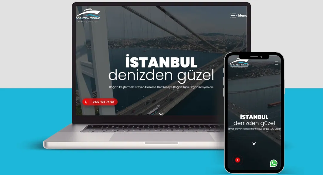 Boğazda Tekne Websitesi