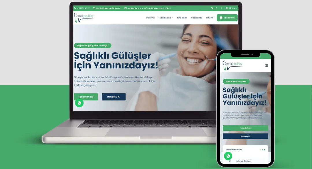 Denta Yeşilköy Websitesi