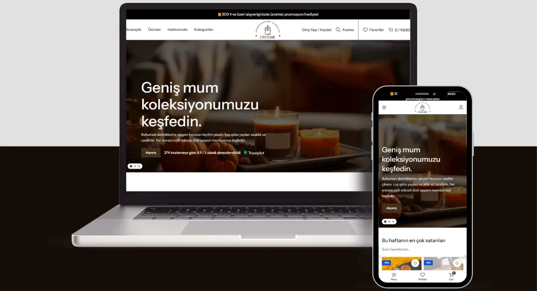 Etiler Home Websitesi