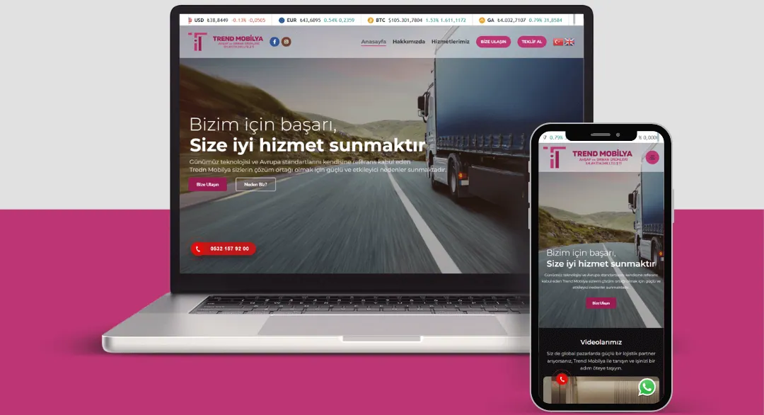Trend Mobilya Websitesi